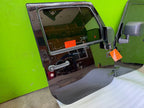 07-18 JEEP WRANGLER JK OEM FULL HARD DOORS BLACK WITH DOOR PANELS MIRROR KEY