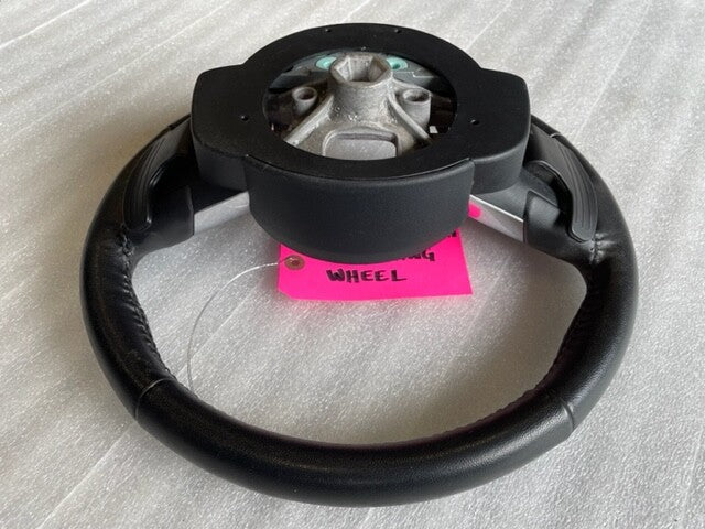 2016 FORD MUSTANG GT BLACK LEATHER STEERING WHEEL W CONTROLS  AUTOMATIC 15 16 17