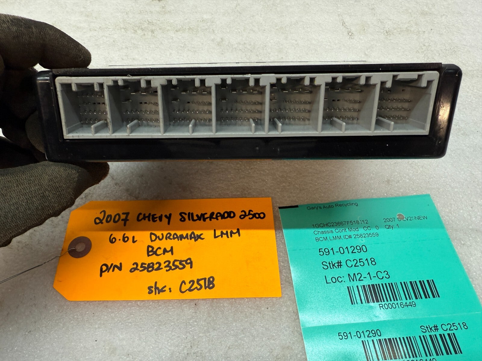 08 09 10 Chevrolet GMC DURAMAX LMM 6.6 BCM BODY CONTROL MODULE 25823559