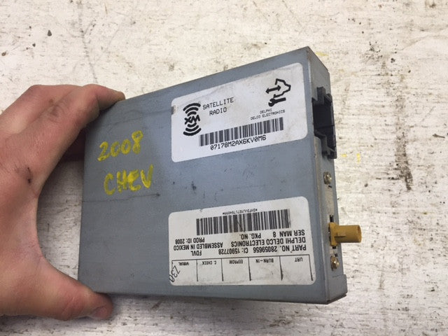 08-10 Chevrolet GMC 2500HD 3500HD OEM XM SATELLITE RADIO CONTROL MODULE 28059656