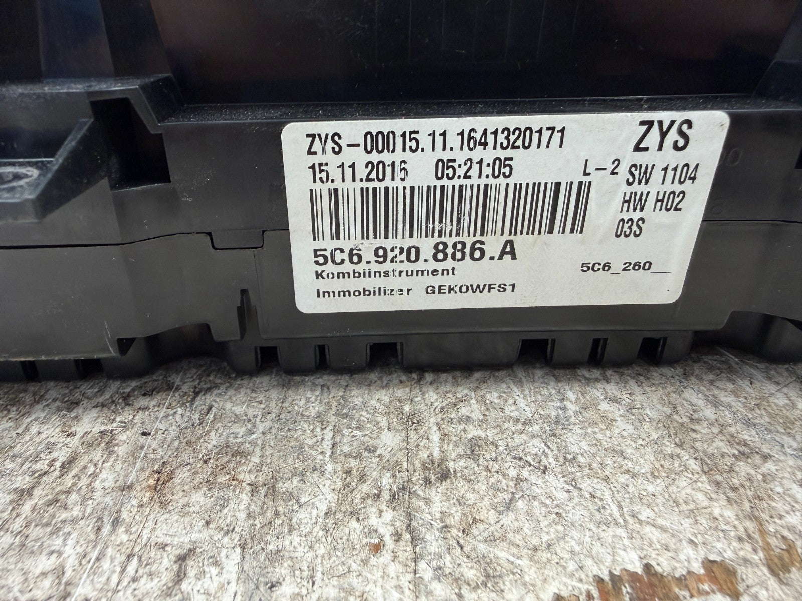15-18 VOLKSWAGEN JETTA GLI MK6.5 2.0 AUTO TSI ECM ECU DME IMMOBILIZER START KIT