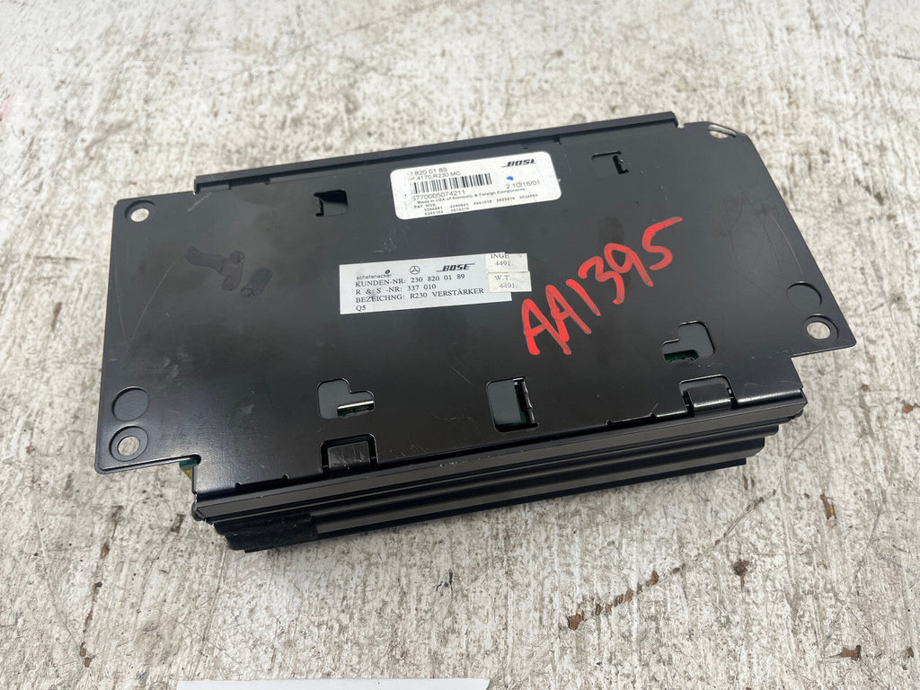 03-09 MERCEDES R230 SL500 SL55 AMG OEM BOSE STEREO RADIO AMPLIFIER 2308200189