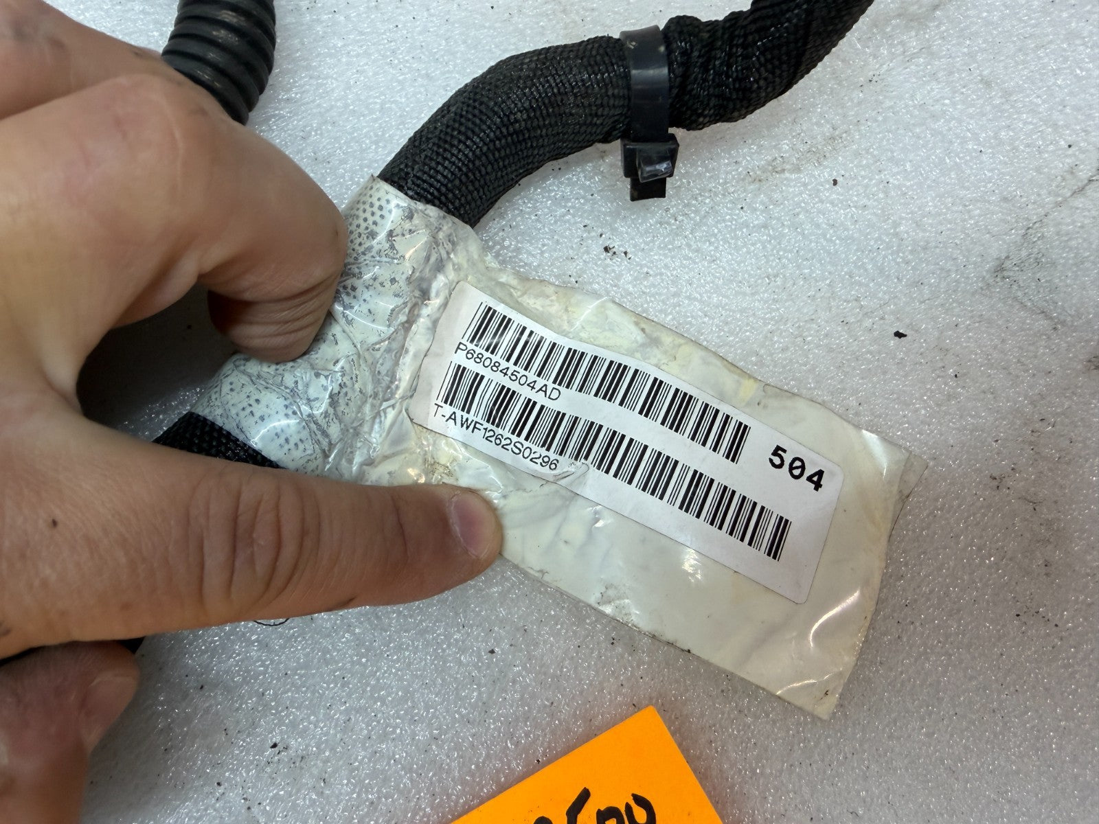 10 11 12 DODGE RAM 2500 3500 6.7 FRONT END HEADLIGHT WIRING HARNESS P68084504AD