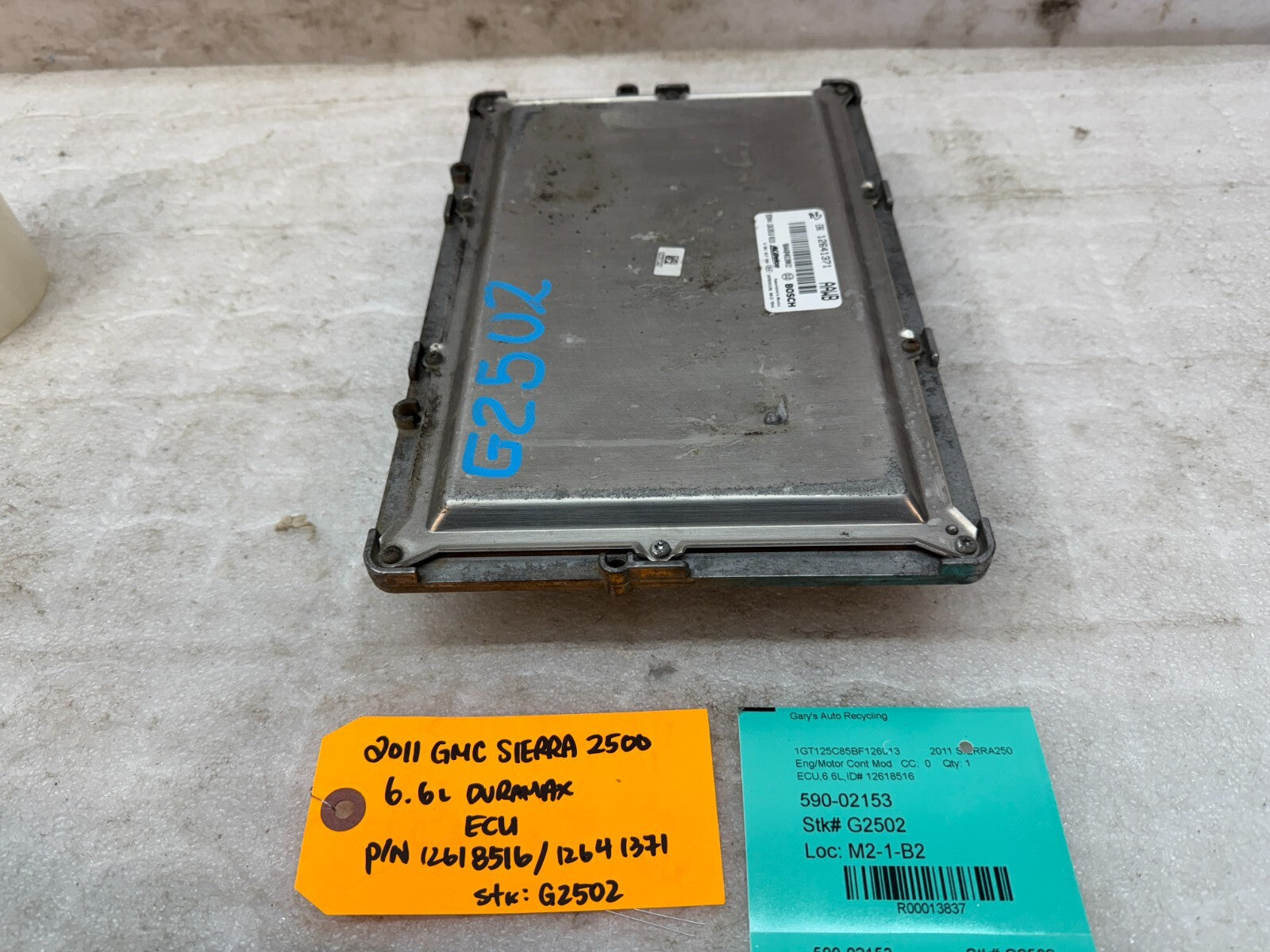 11-14 Chevrolet GMC 2500HD DURAMAX 6.6 LML OEM ENGINE COMPUTER ECU ECM 12618516