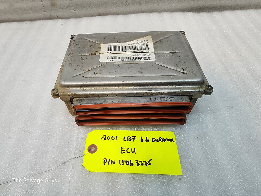 01-04 Chevrolet GMC 2500HD DURAMAX 6.6 LB7 ECM ECU ENGINE COMPUTER 15063375