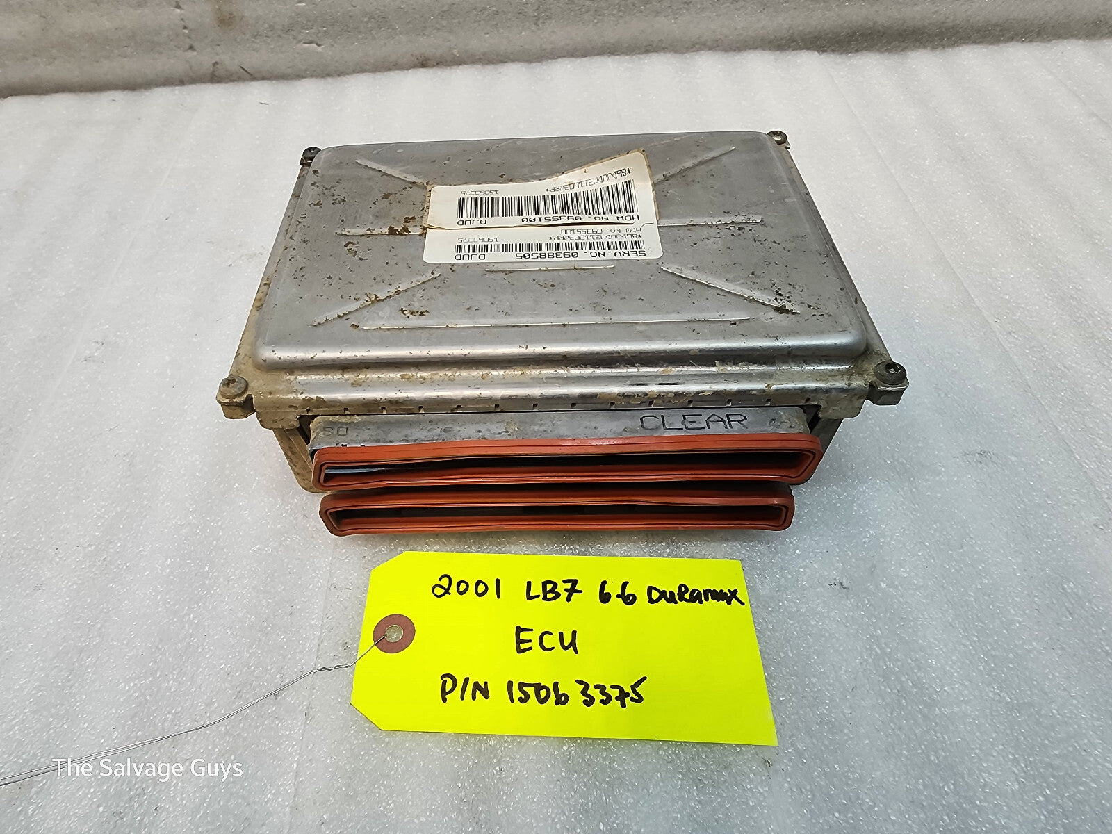 01-04 Chevrolet GMC 2500HD DURAMAX 6.6 LB7 ECM ECU ENGINE COMPUTER 15063375