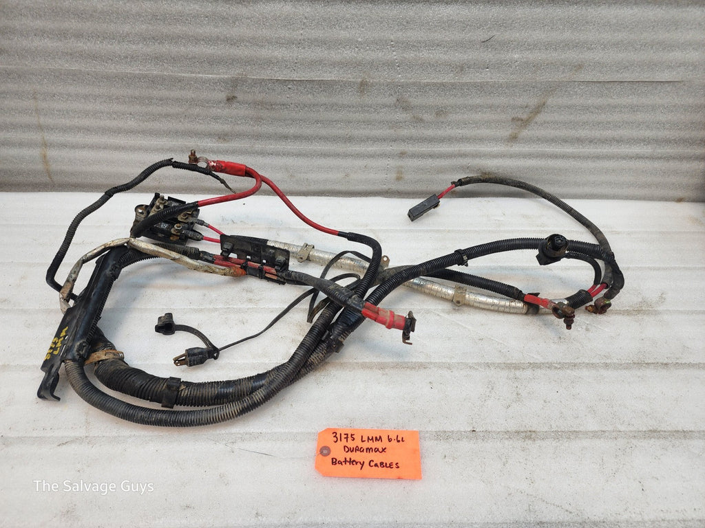 11-14 GMC CHEVROLET SILVERADO 2500HD 3500HD 6.6 LML OEM POSITIVE BATTERY CABLES