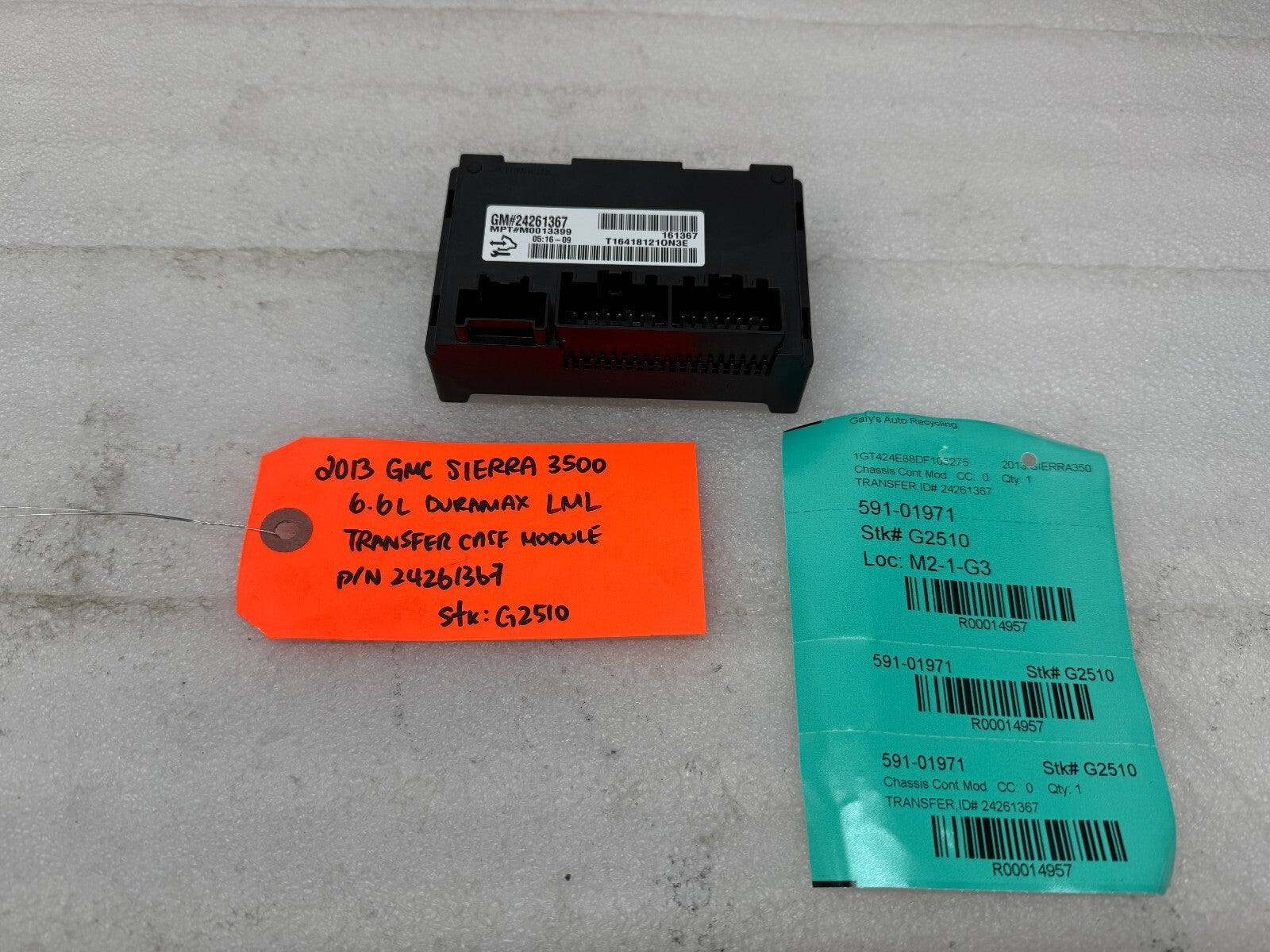 07-14 GMC SIERRA 2500HD 3500 TRANSFER CASE CONTROL MODULE TCCM 24261367