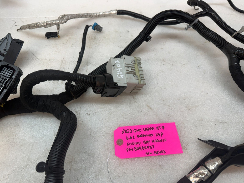 20-24 GMC CHEVROLET 3500HD DURAMAX 6.6 L5P ENGINE BAY WIRING HARNESS 84964937