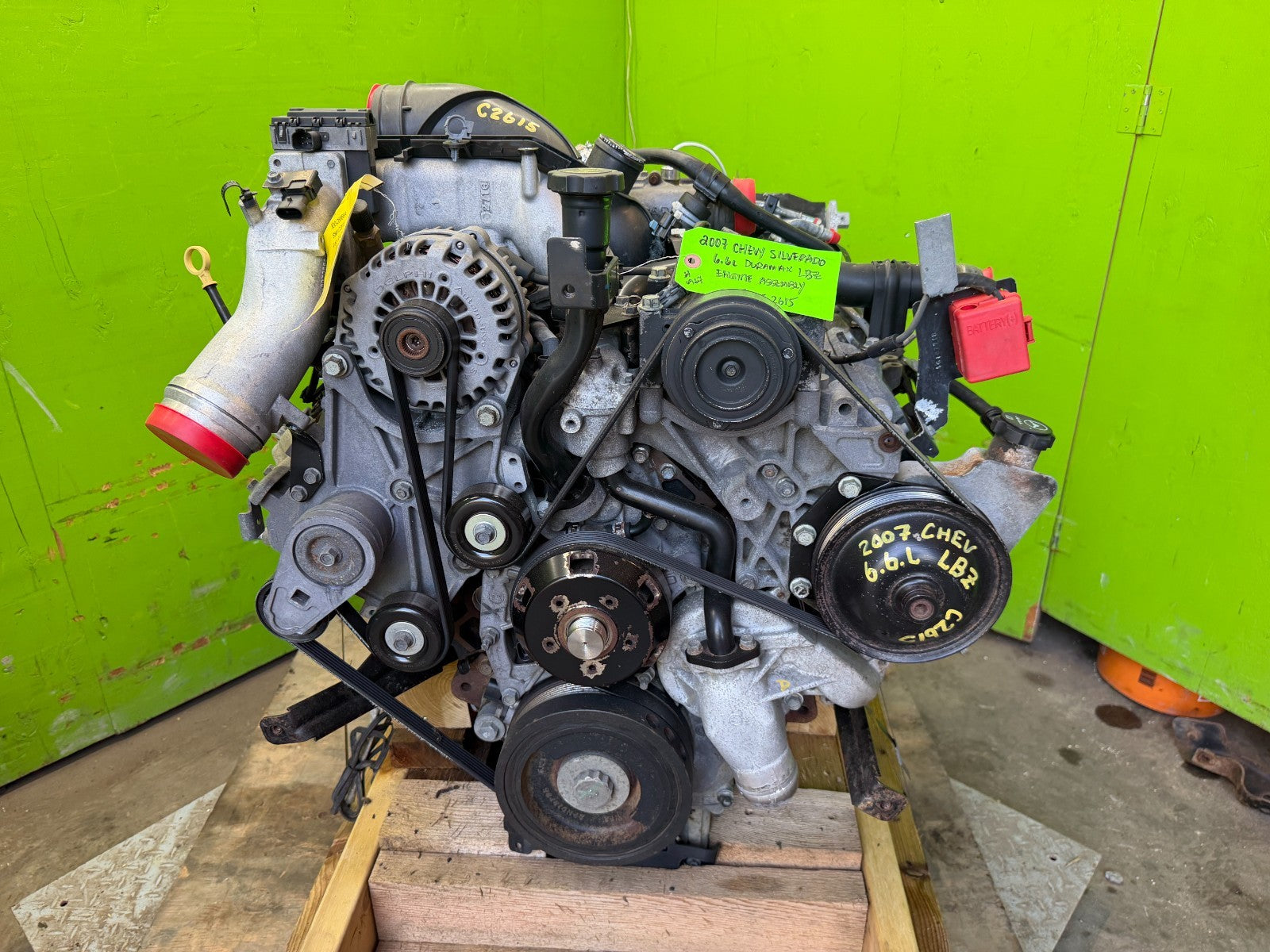 06 07 CHEVROLET GMC 2500 3500 6.6 LBZ DURAMAX DIESEL ENGINE MOTOR NO CORE!!