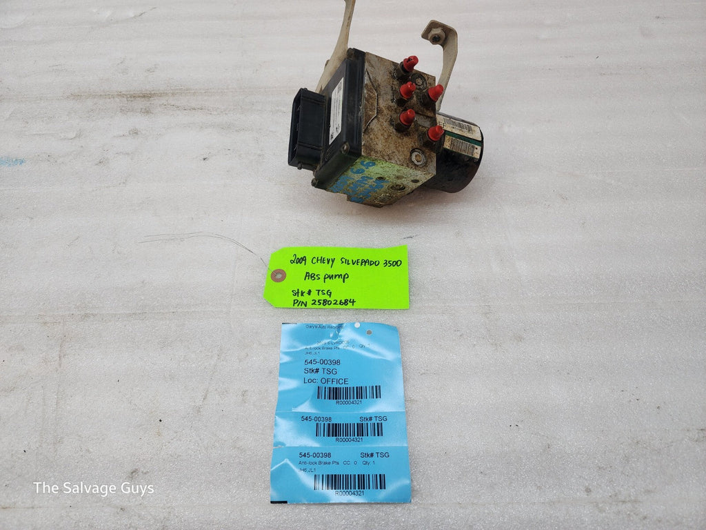 07-10 Chevrolet GMC 2500HD 3500 SIERRA DURAMAX ABS ANTI LOCK BRAKE PUMP 25802684