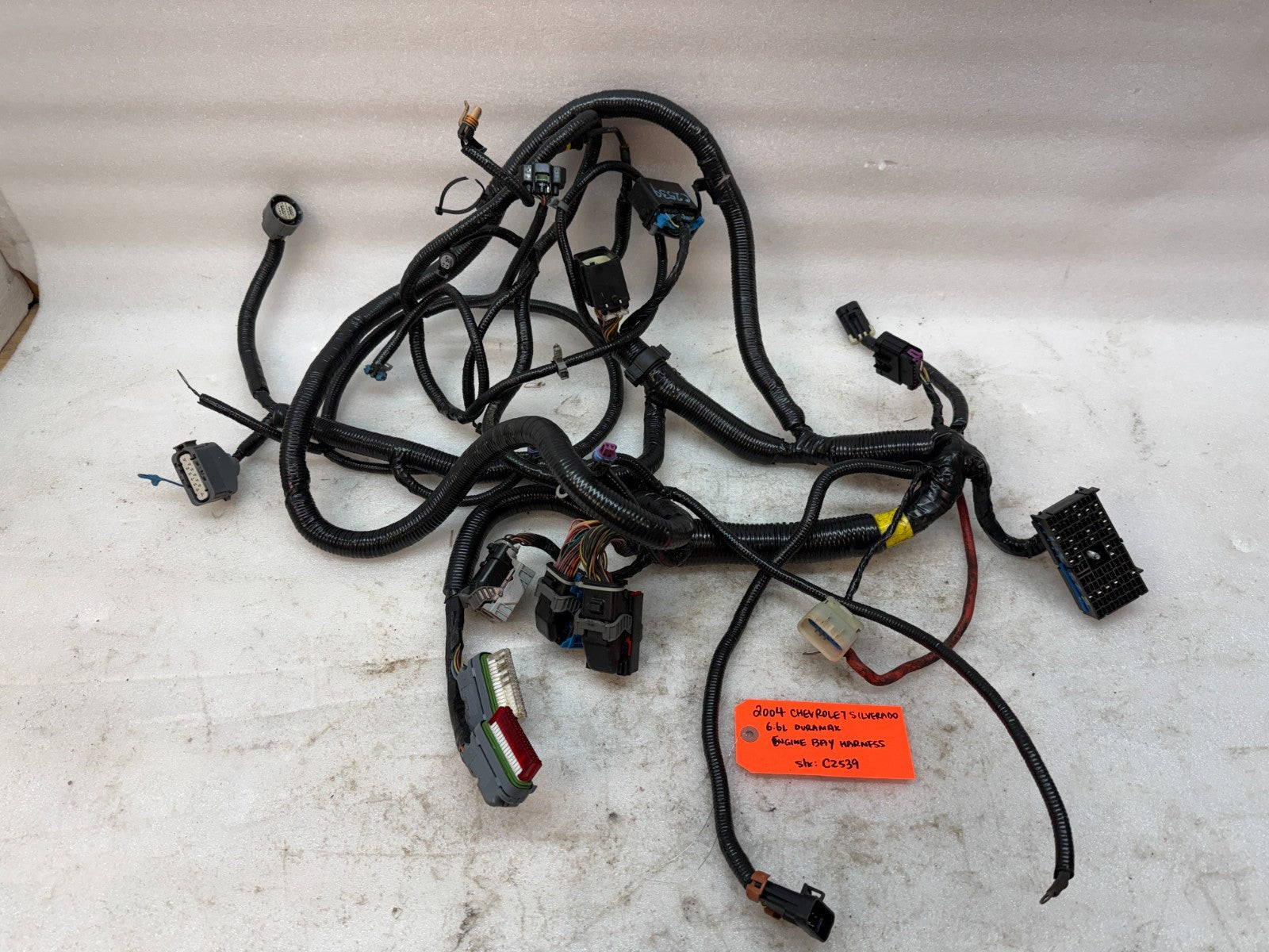 04 Chevrolet GMC 2500HD 3500HD DURAMAX 6.6 LLY DIESEL ENGINE WIRING LOOM HARNESS