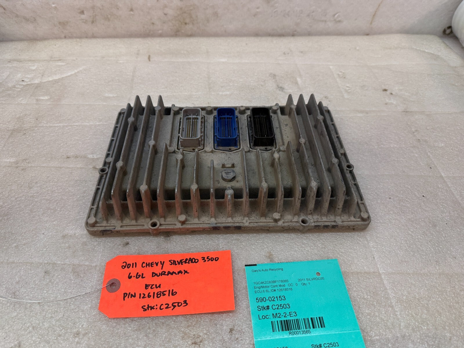 11-14 Chevrolet GMC 2500HD DURAMAX 6.6 LML OEM ENGINE COMPUTER ECU ECM 12618516