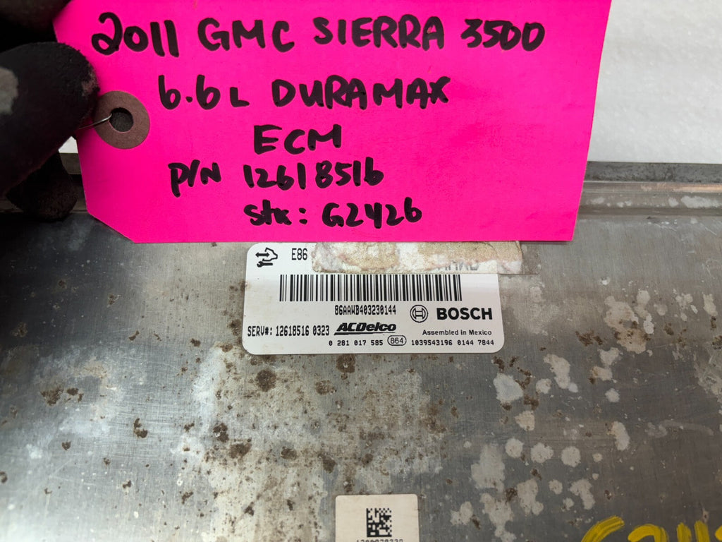11-14 Chevrolet GMC 2500HD DURAMAX 6.6 LML OEM ENGINE COMPUTER ECU ECM 12618516