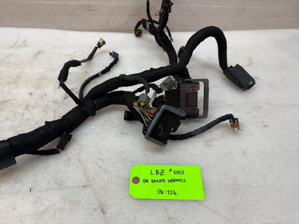 06 07 GMC CHEVROLET 2500HD DURAMAX 6.6 LBZ ENGINE MOTOR WIRING HARNESS LOOM