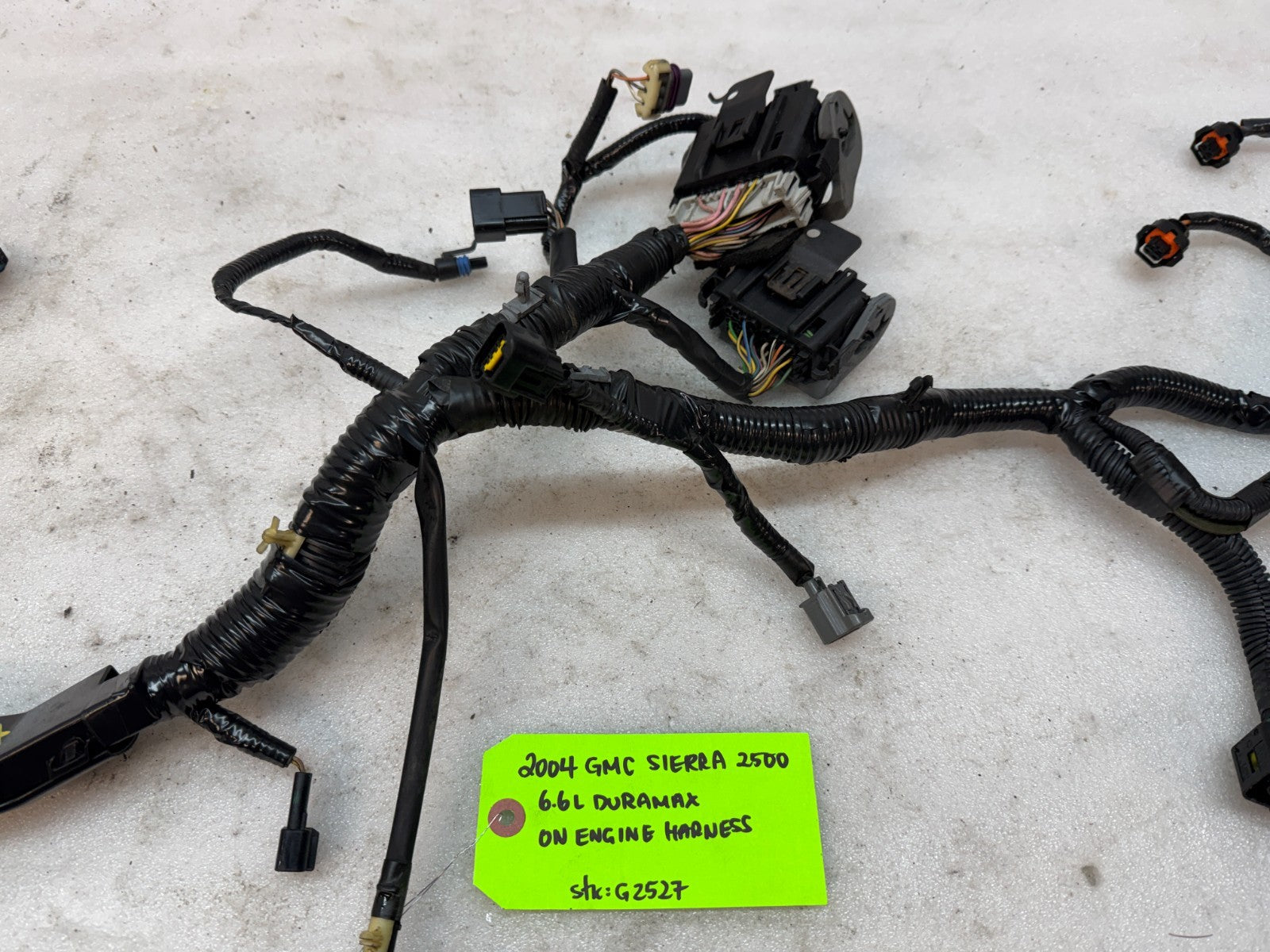 04 Chevrolet GMC 2500HD 3500HD DURAMAX 6.6 LLY DIESEL ENGINE WIRING LOOM HARNESS