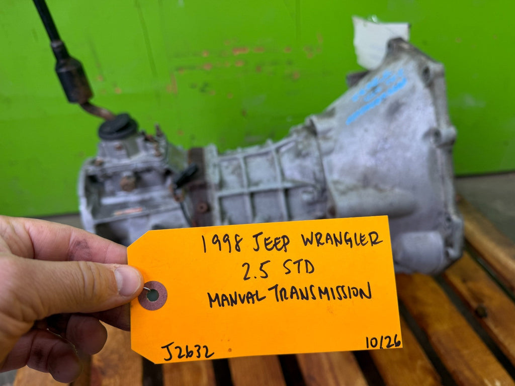 97-02 JEEP WRANGLER TJ 2.5 4 CYL MANUAL TRANSMISSION AX5 AX-5