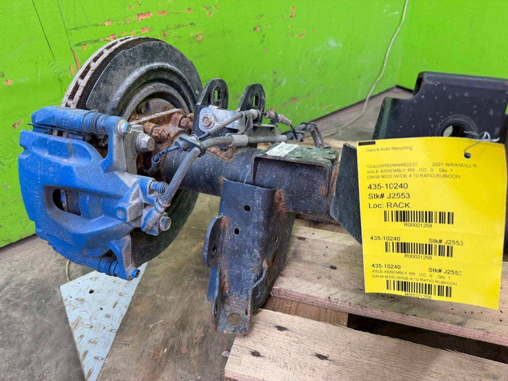 21 JEEP WRANGLER JL JT RUBICON DANA M220 REAR AXLE 4.10 LOCKER WIDETRACK 18-23