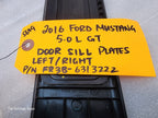 2016 FORD MUSTANG 5.0 GT OEM ILLUMINATED DOOR SILL TRIM LEFT RIGHT 15 16 17