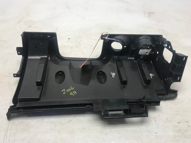 06 Porsche 997 BROWN COCOA DRIVERS SIDE LEFT KNEE BOLSTER UNDER COLUMN 05-13