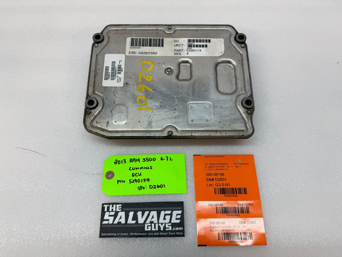 13 14 15 DODGE RAM 2500 3500 6.7 CUMMINS ENGINE COMPUTER ECU ECM 5290174