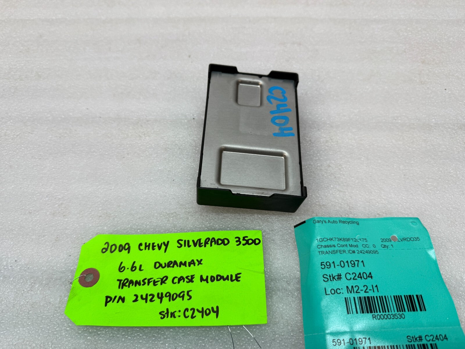 07-13 Chevrolet GMC SIERRA 2500HD 3500HD TRANSFERCASE CONTROL MODULE 24249095