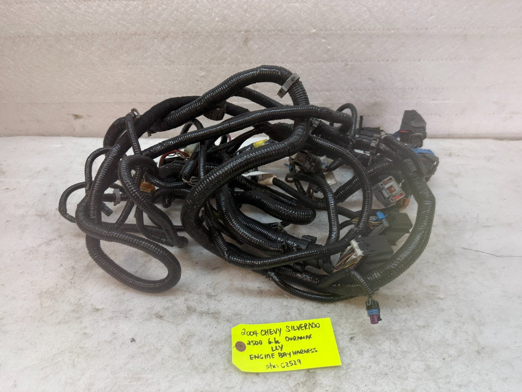 04 Chevrolet GMC 2500HD 3500HD DURAMAX 6.6 LLY DIESEL ENGINE BAY WIRING HARNESS