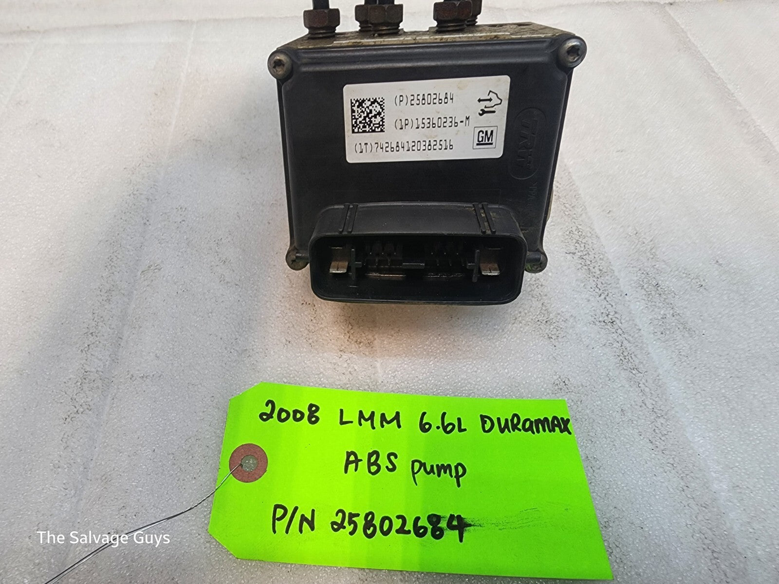 07-10 Chevrolet GMC 2500HD 3500 SIERRA DURAMAX ABS ANTI LOCK BRAKE PUMP 25802684