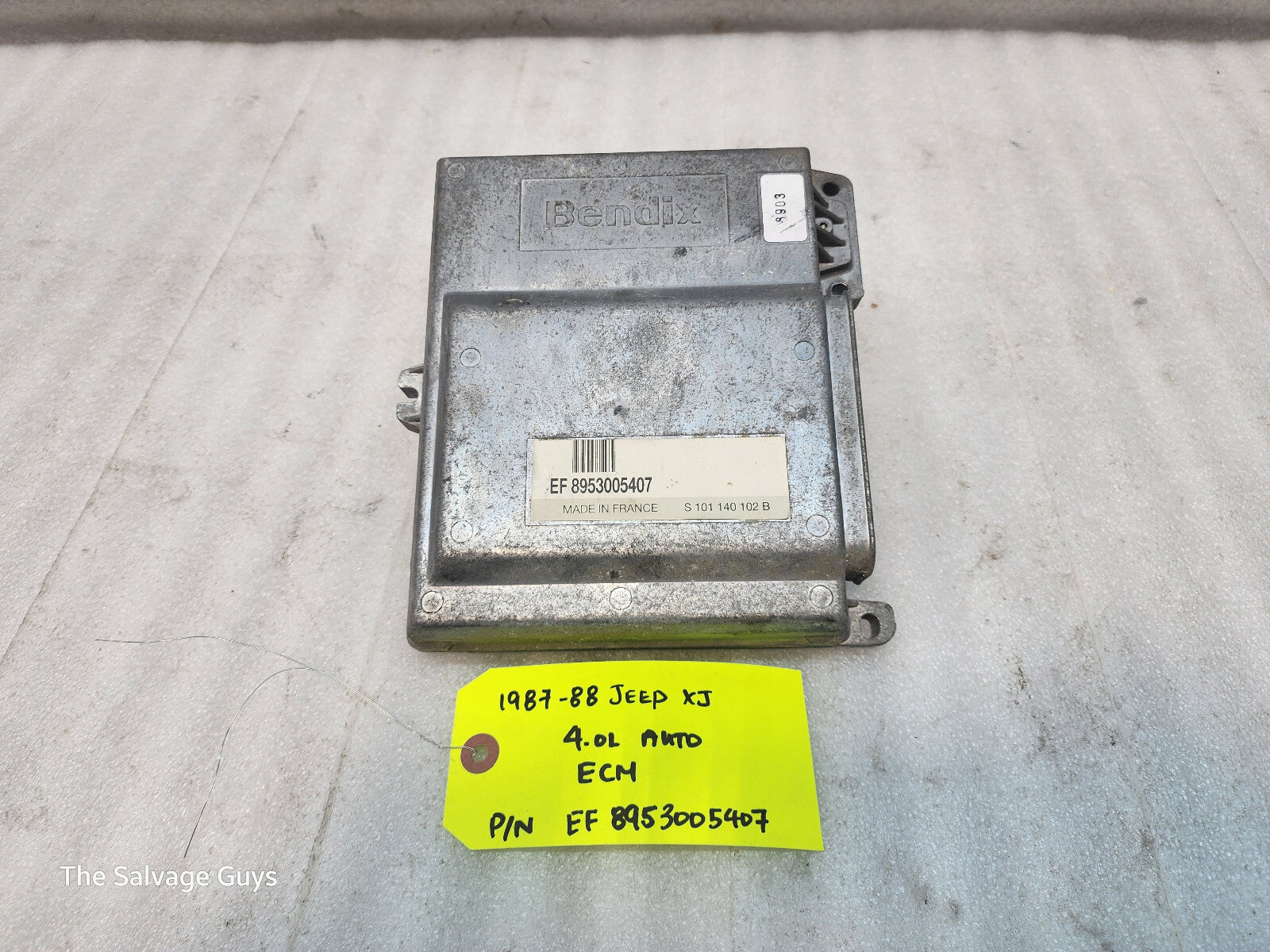 87-90 JEEP CHEROKEE XJ MJ 4.0 AUTOMATIC ENGINE MOTOR ECM ECU EF8953005407