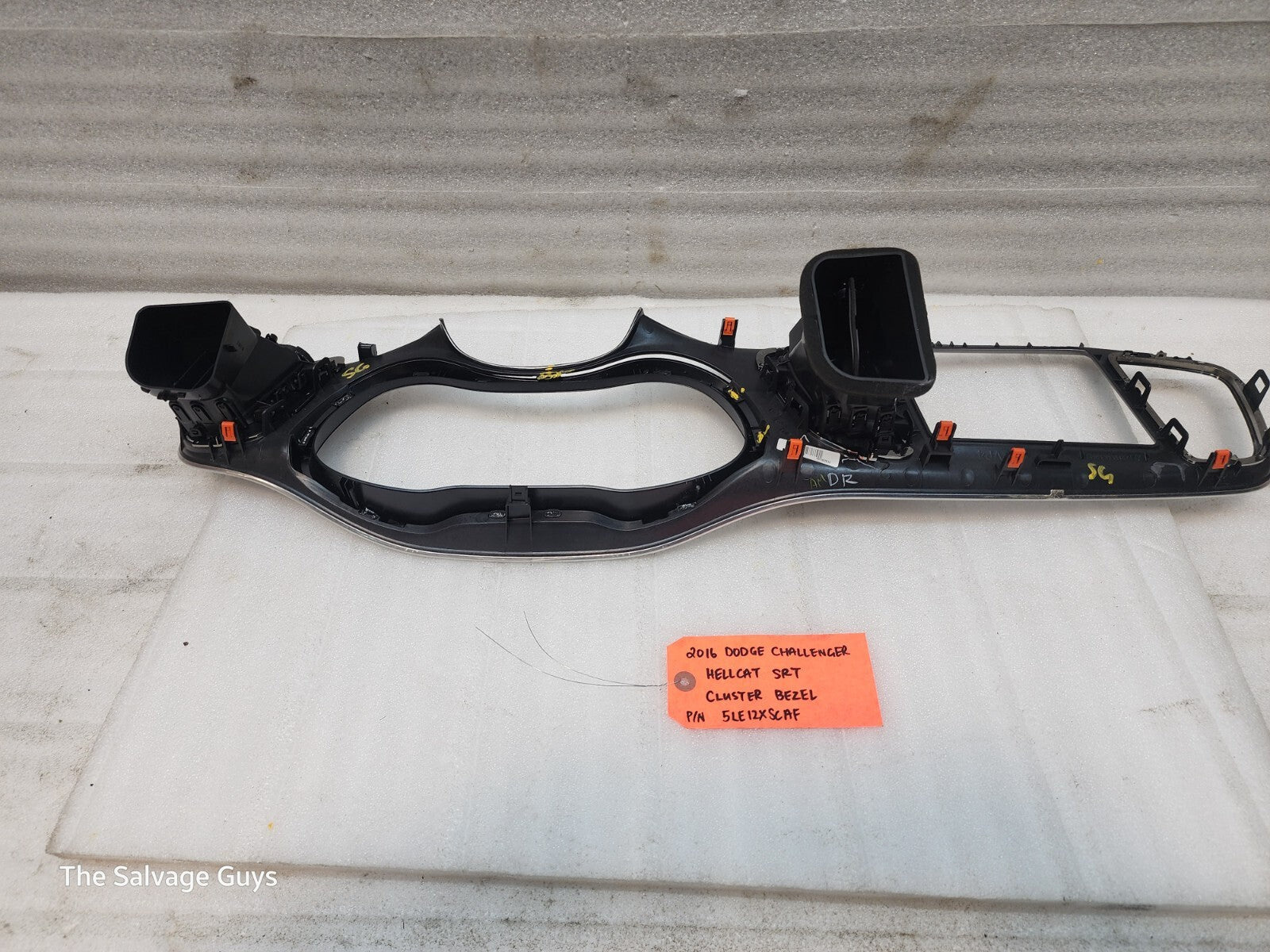 16 DODGE CHALLENGER HELLCAT SRT GAUGE CLUSTER TRIM BEZEL 15-23 2K!!!