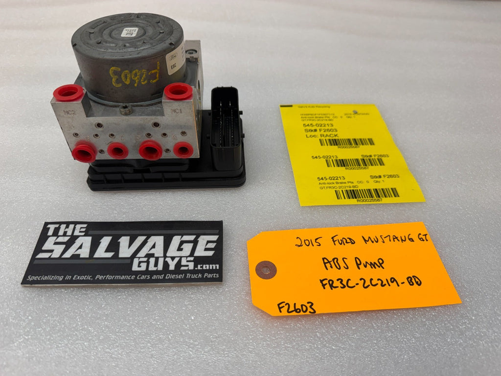15 FORD MUSTANG GT ABS ANTI LOCK BRAKE PUMP MODULE FR3C-2C219-BD