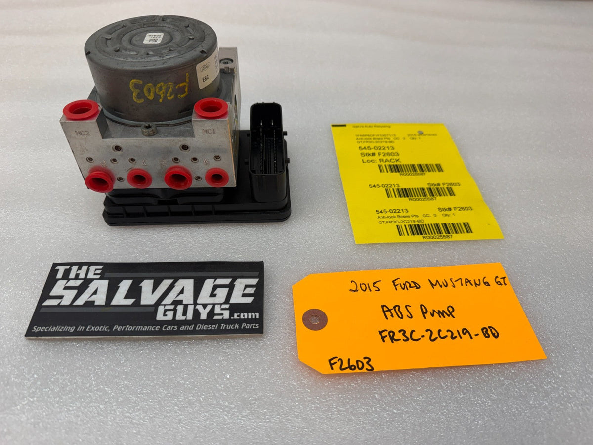 15 FORD MUSTANG GT ABS ANTI LOCK BRAKE PUMP MODULE FR3C-2C219-BD
