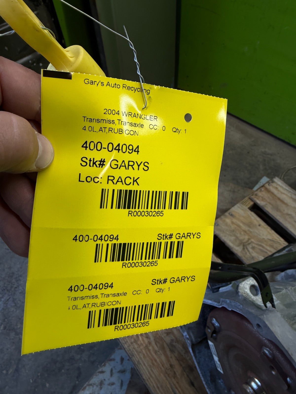 03 04 JEEP WRANGLER TJ 6 CYL 42RLE AUTOMATIC TRANSMISSION P52852903AA