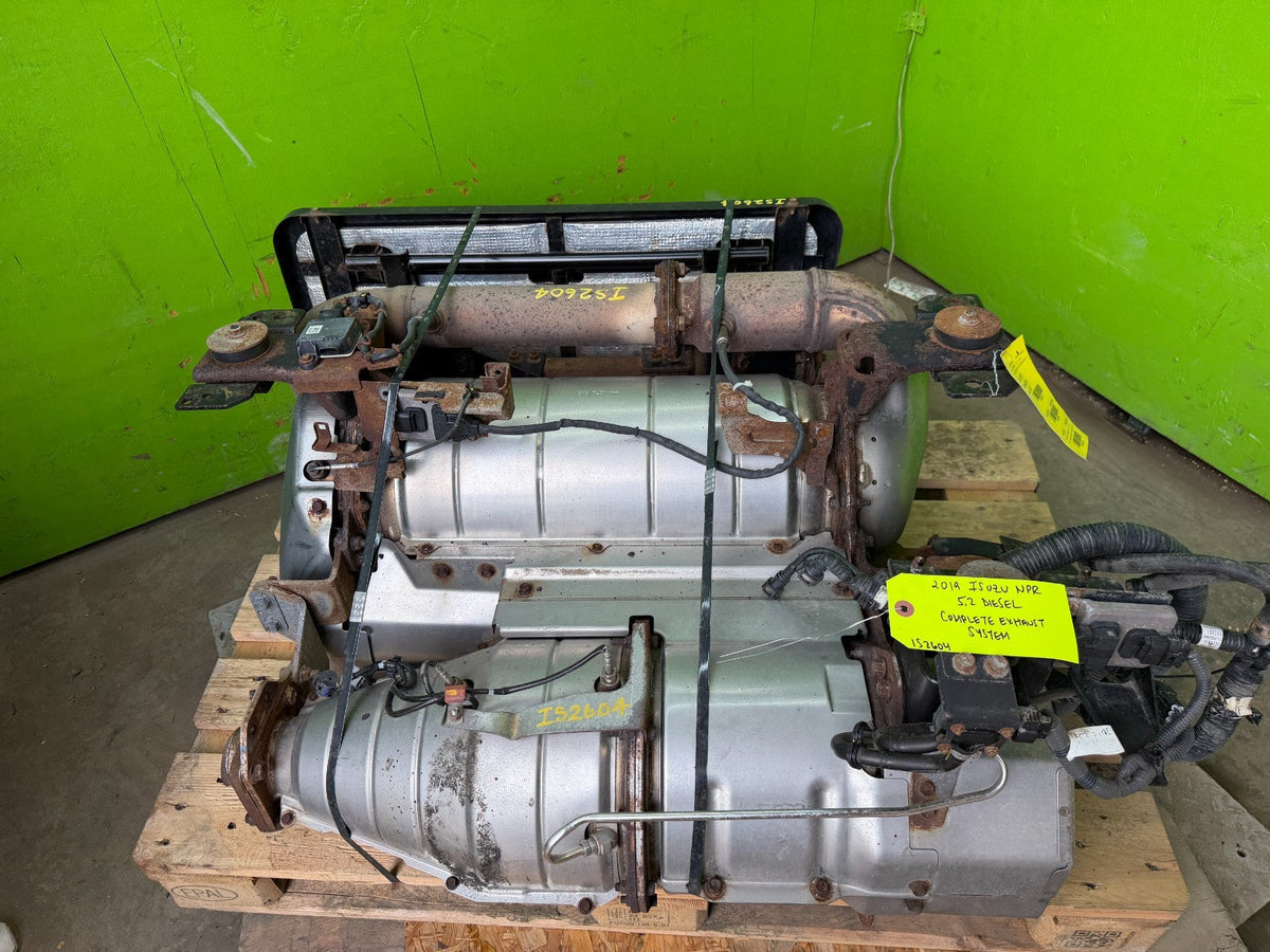 19 ISUZU NRR NPR NQR 5.2 DIESEL DPF COMPLETE EXHAUST SYSTEM 4HK1TC