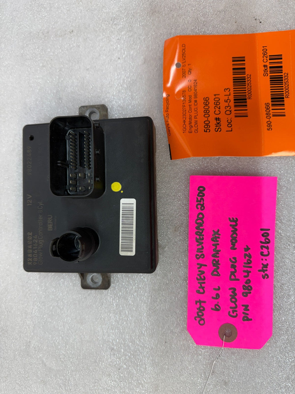 06 07 Chevrolet GMC 2500HD 3500 DURAMAX 6.6 LBZ GPM GLOW PLUG CONTROL MODULE