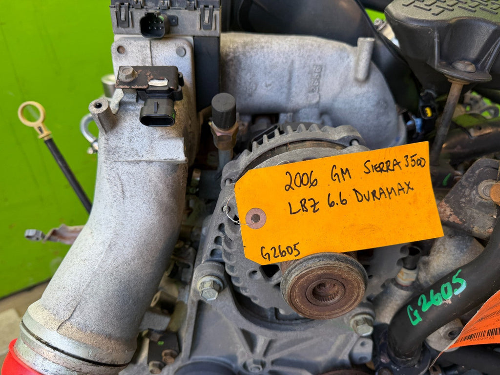 06 07 CHEVROLET GMC 2500 3500 6.6 LBZ DURAMAX DIESEL ENGINE MOTOR NO CORE!!