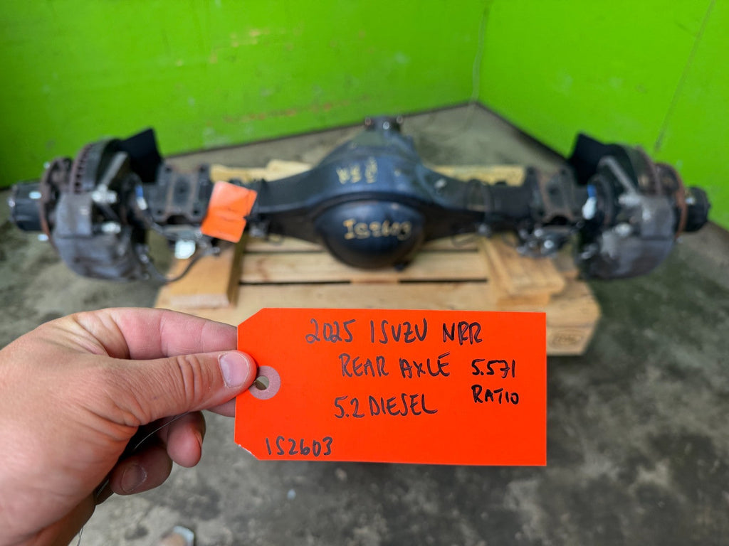 25 ISUZU NRR NPR NQR 5.2 DIESEL COMPLETE REAR DIFFERENTIAL AXLE 5.571 RATIO
