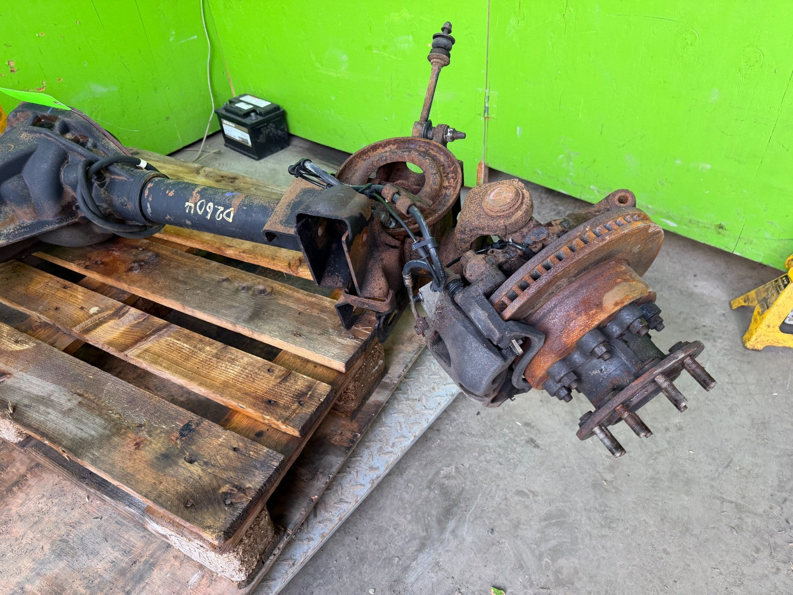 12 DODGE RAM 3500 6.7 CUMMINS DIESEL 3.73 FRONT DIFFERENTIAL AXLE DRW DUALLY