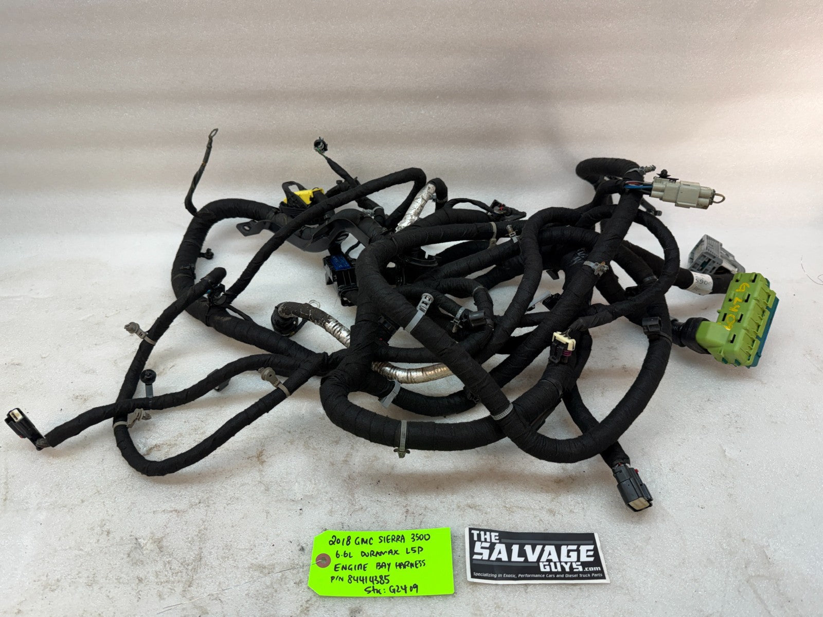 17 18 19 GMC CHEVROLET 3500HD DURAMAX 6.6 L5P ENGINE BAY WIRING HARNESS 84465422