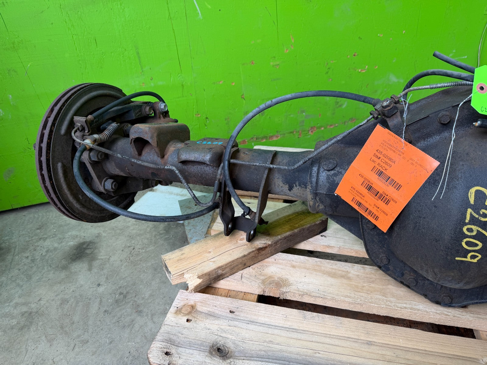 01-07 GMC SIERRA SILVERADO 2500HD 3500HD SRW REAR DIFFERENTIAL AXLE GT4 G80 GAS
