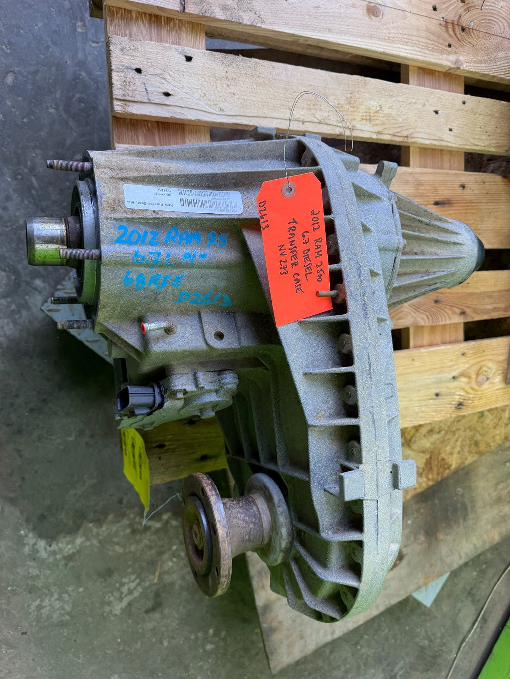 11-18 DODGE RAM 2500 3500 TRANSFER CASE NV273 P52123025AB 4WD DH3 4X4