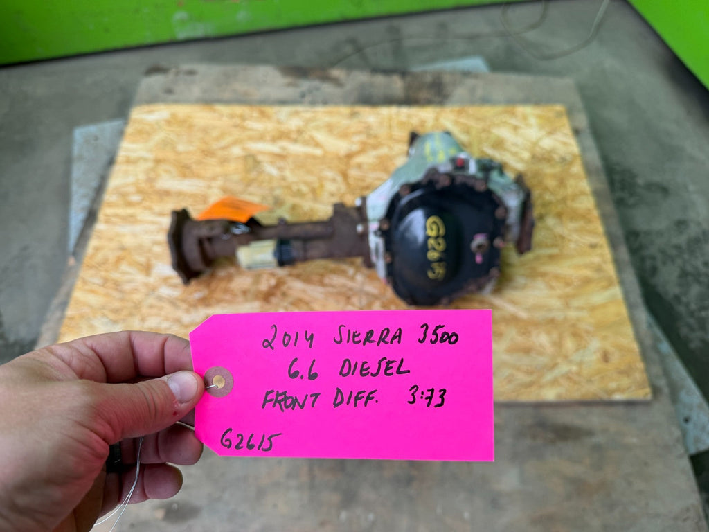 11-16 GMC SIERRA SILVERADO 2500 3500 3.73 GT4 FRONT DIFFERENTIAL AXLE 6.6 DIESEL