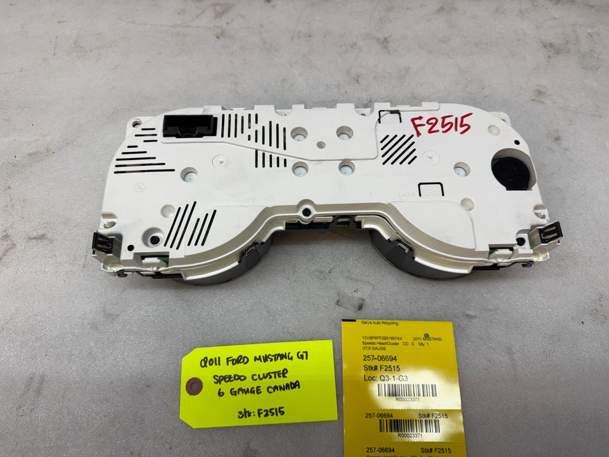 2011 FORD MUSTANG GT METRIC SPEEDOMETER GAUGE CLUSTER 10 11 12 13 14