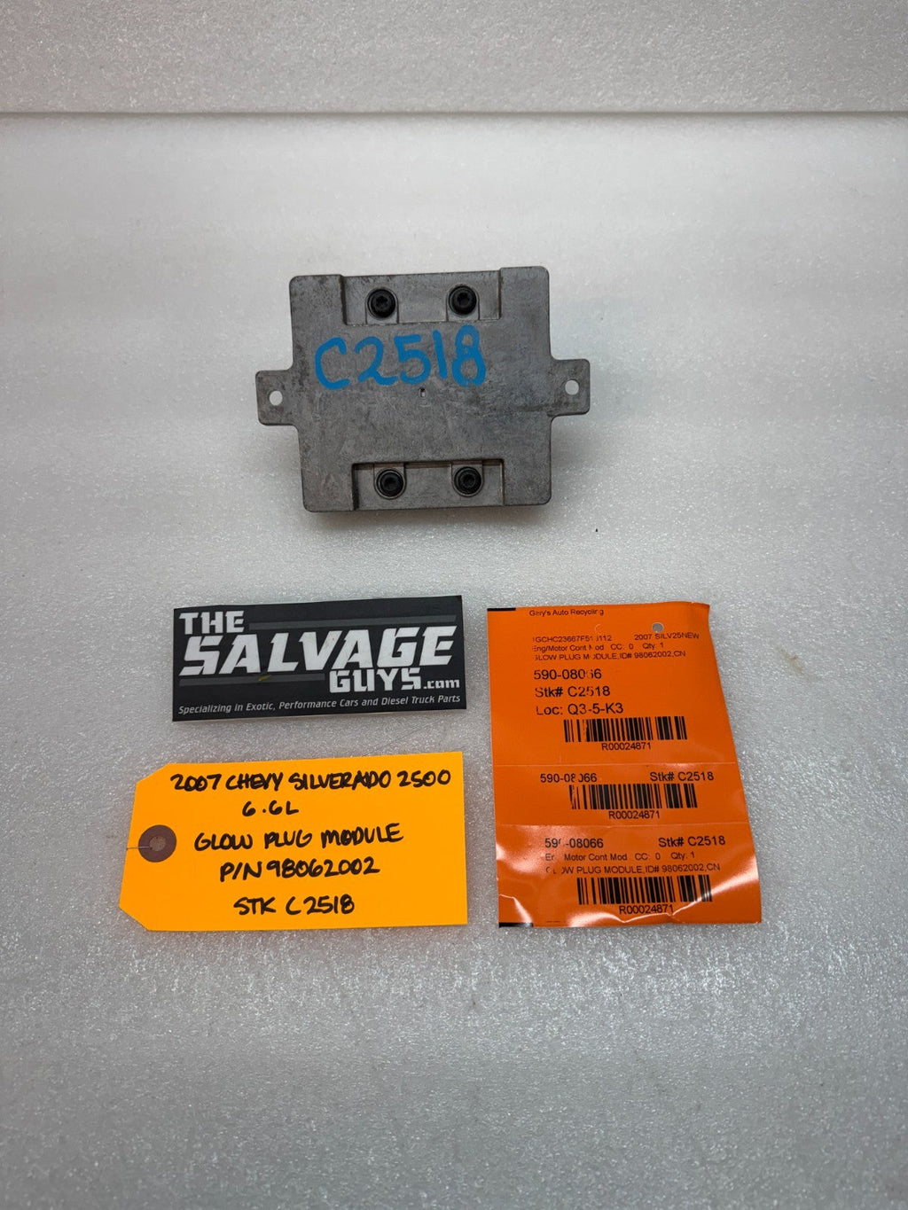 07-10 Chevrolet GMC 2500HD 3500 DURAMAX 6.6 LMM GPM GLOW PLUG CONTROL MODULE