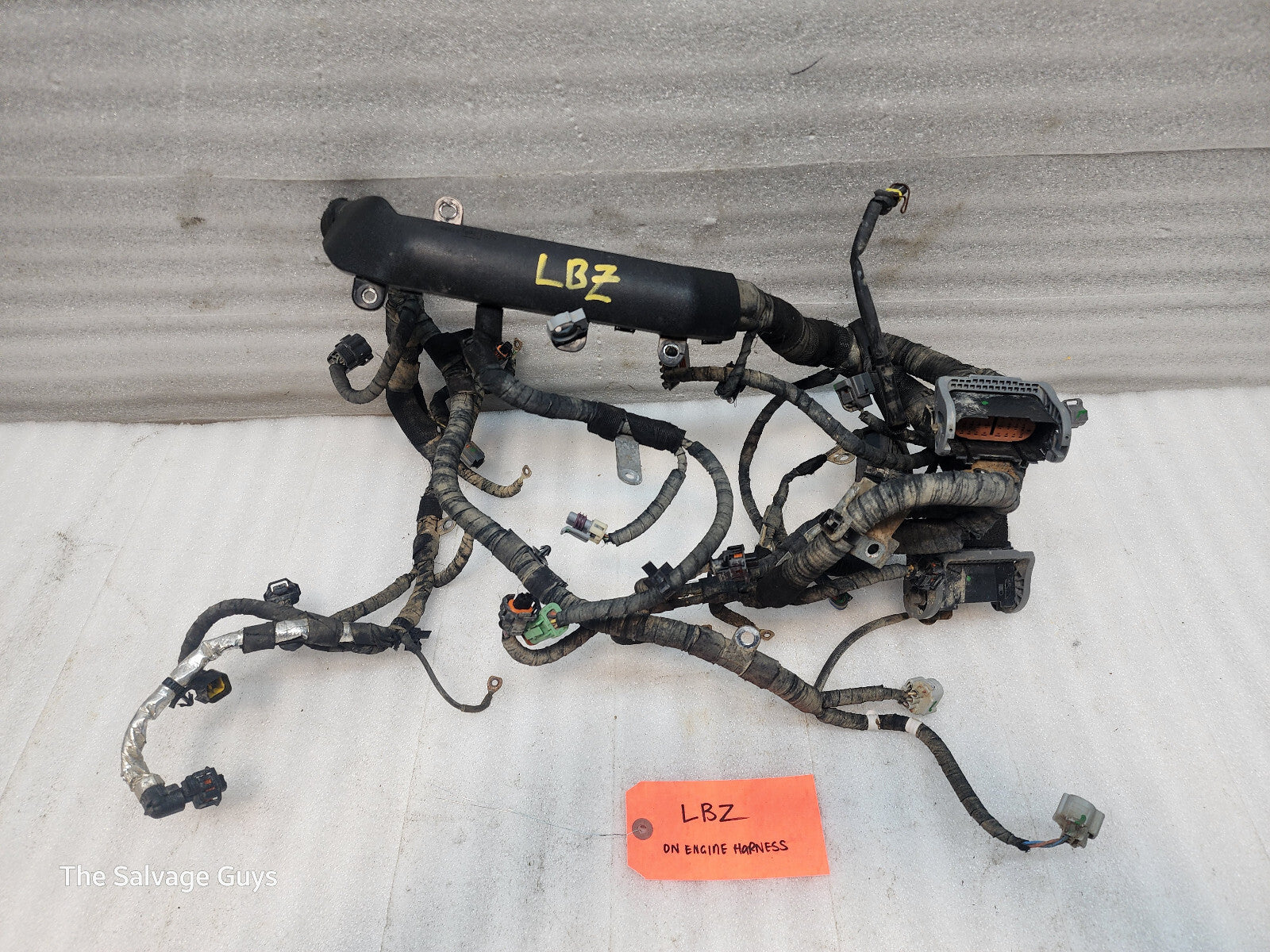 06 07 GMC CHEVROLET 2500HD DURAMAX 6.6 LBZ ENGINE MOTOR WIRING HARNESS LOOM