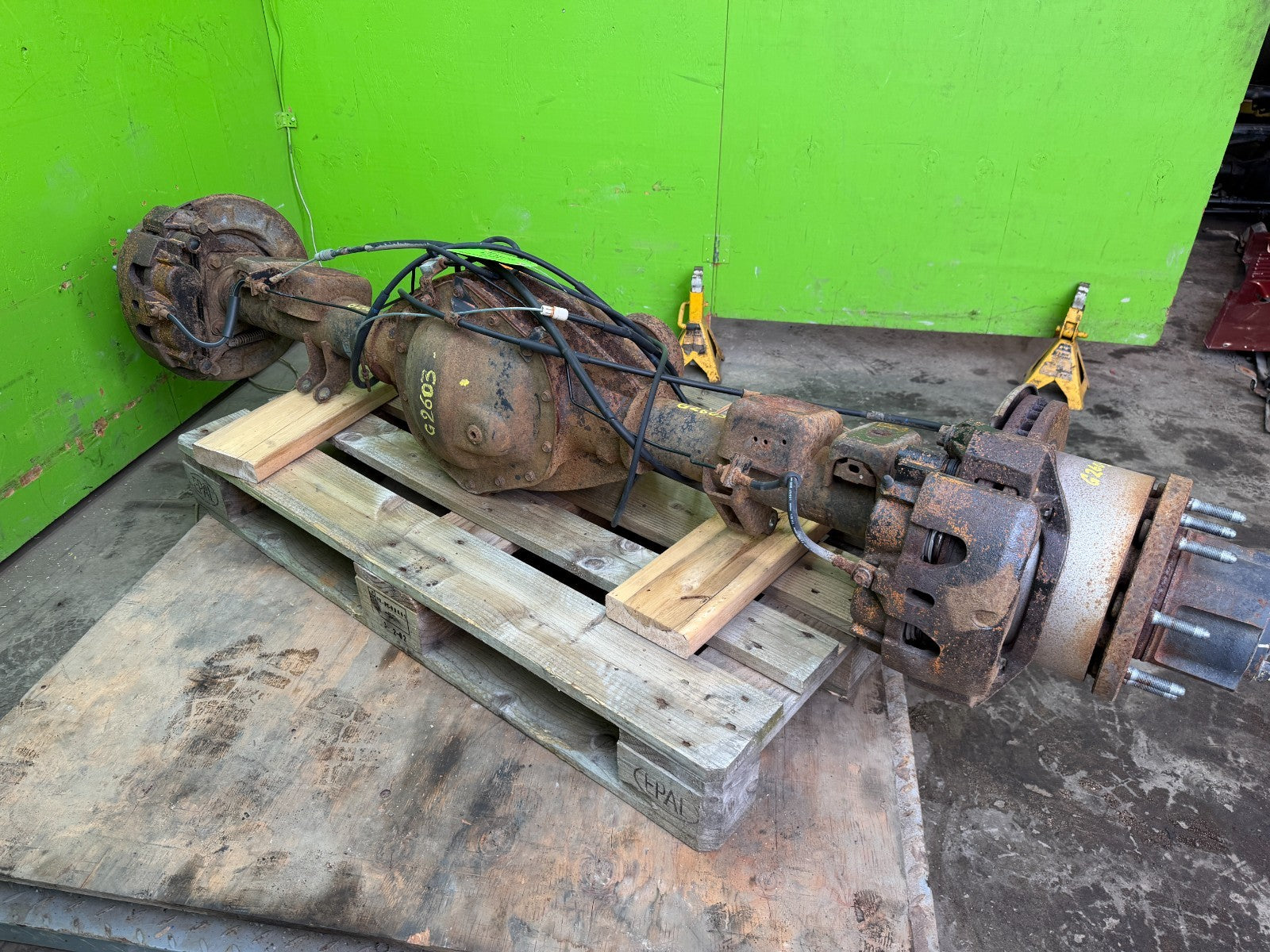11-14 GMC SIERRA SILVERADO 3500HD DRW REAR DIFFERENTIAL AXLE GT4 G80 3.73