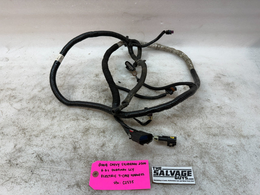 03-06 CHEVROLET GMC LLY 6.6L DURAMAX OEM ELECTRIC TRANSFER CASE WIRING HARNESS