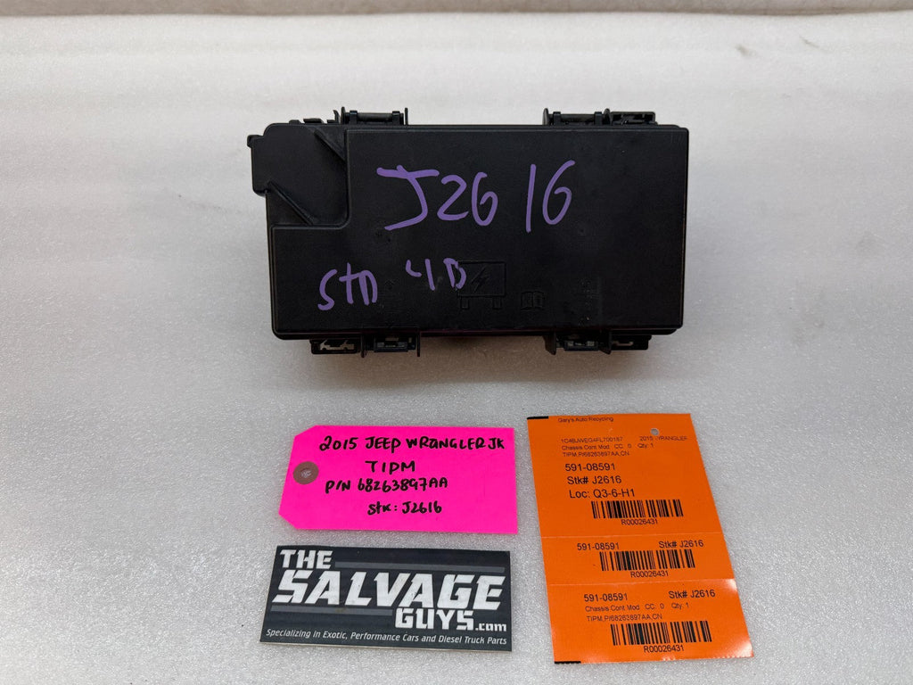 15 JEEP WRANGLER JK TIPM INTEGRATED MODULE FUSE BOX 68263897AA