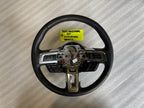 17 FORD MUSTANG GT BLACK LEATHER STEERING WHEEL W CONTROLS  6sp MANUAL 15 16 17