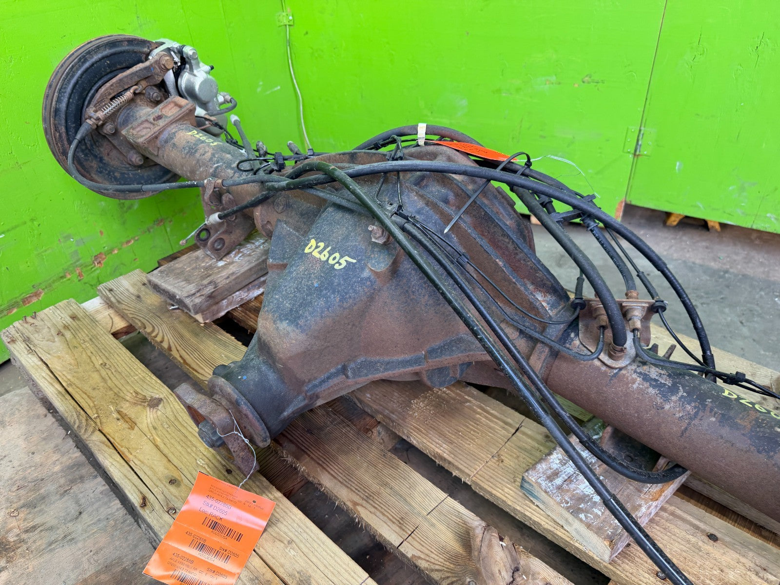 12 DODGE RAM 2500 3500 SINGLE REAR WHEEL SRW REAR DIFFERENTIAL AXLE 3.73
